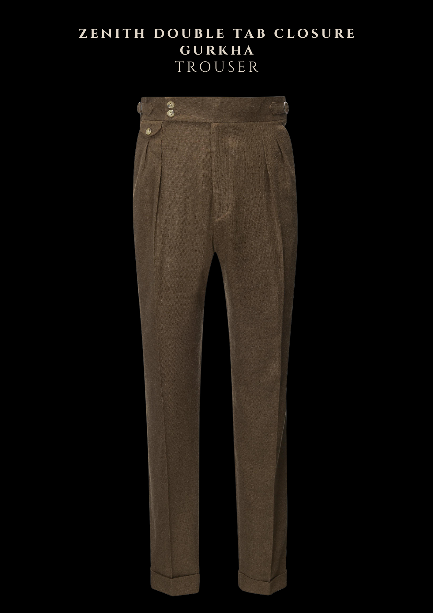 Custom Gurkha Trousers | Bespoke Trouser for Men's 