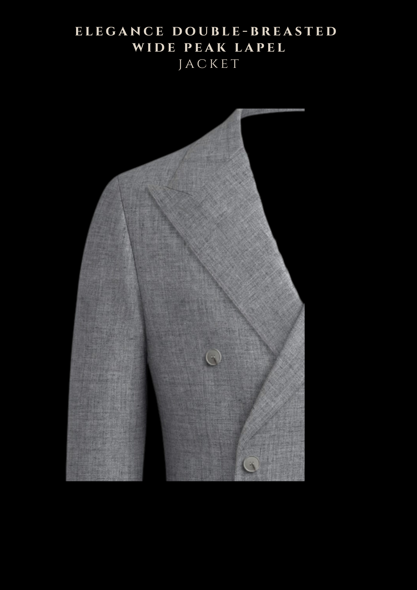 Custom Tailored Suits For Men's | Peak Lapel Blazer 