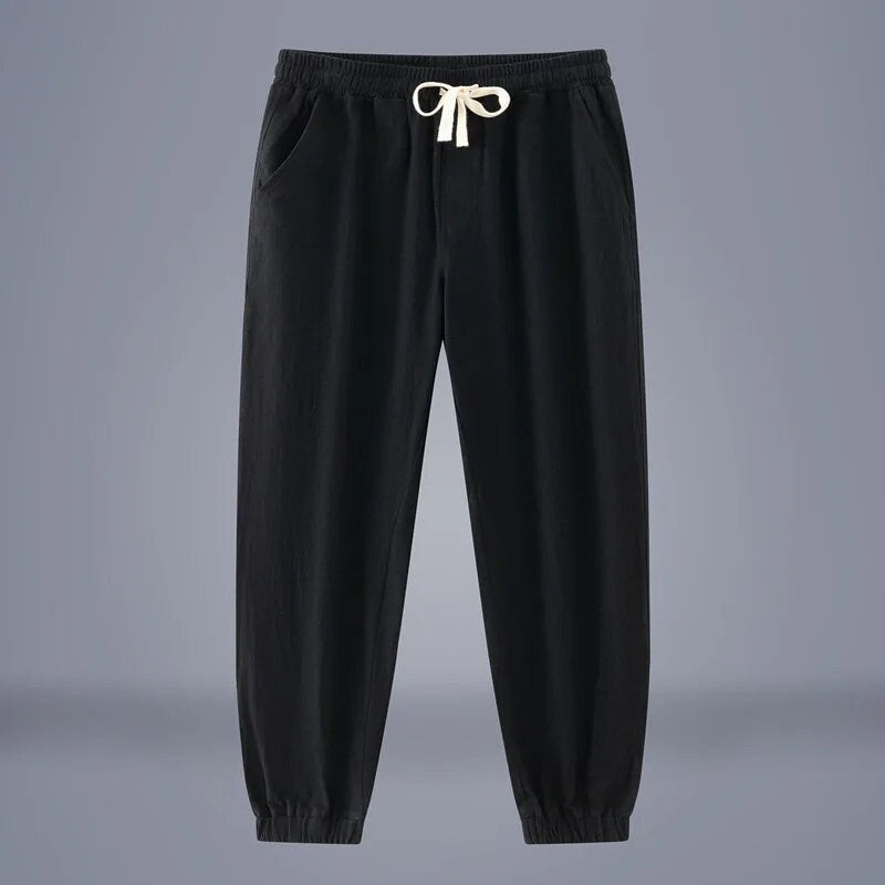 Sartohara Ultimate Comfort Breathable Sweatpants with Drawstring and Pleated Front and Back Pocket