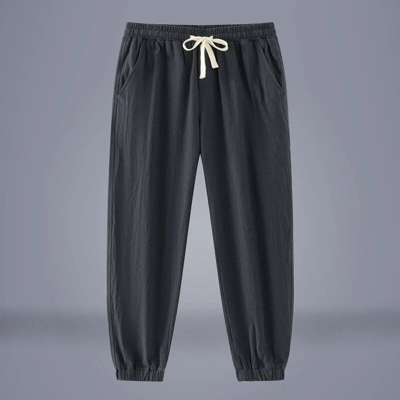 Sartohara Ultimate Comfort Breathable Sweatpants with Drawstring and Pleated Front and Back Pocket
